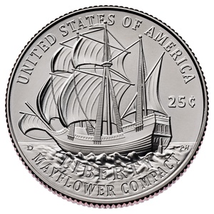 2026 Quarter - S - Mayflower Compact - Uncirculated reverse
